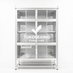 ตู้กับข้าว4ฟุต (6บาน-WH)