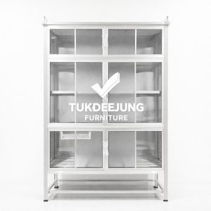 ตู้กับข้าว4ฟุต (6บาน-WH)