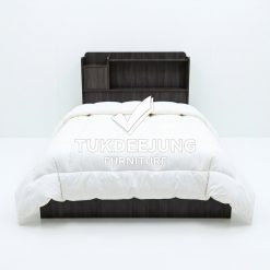 เตียงพร้อมที่นอนยางพีอี 3.5ฟุต