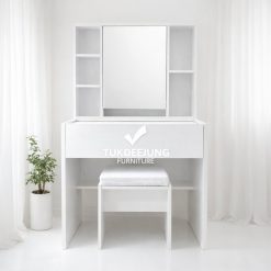 โต๊ะแป้งเกาหลี (WD805-WH)