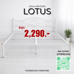 เตียงเหล็ก6ฟุต (WH)