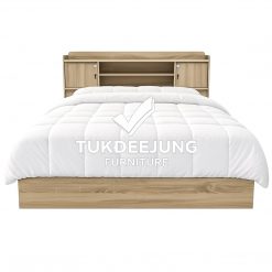 เตียงพร้อมที่นอนยางพีอี 5ฟุต